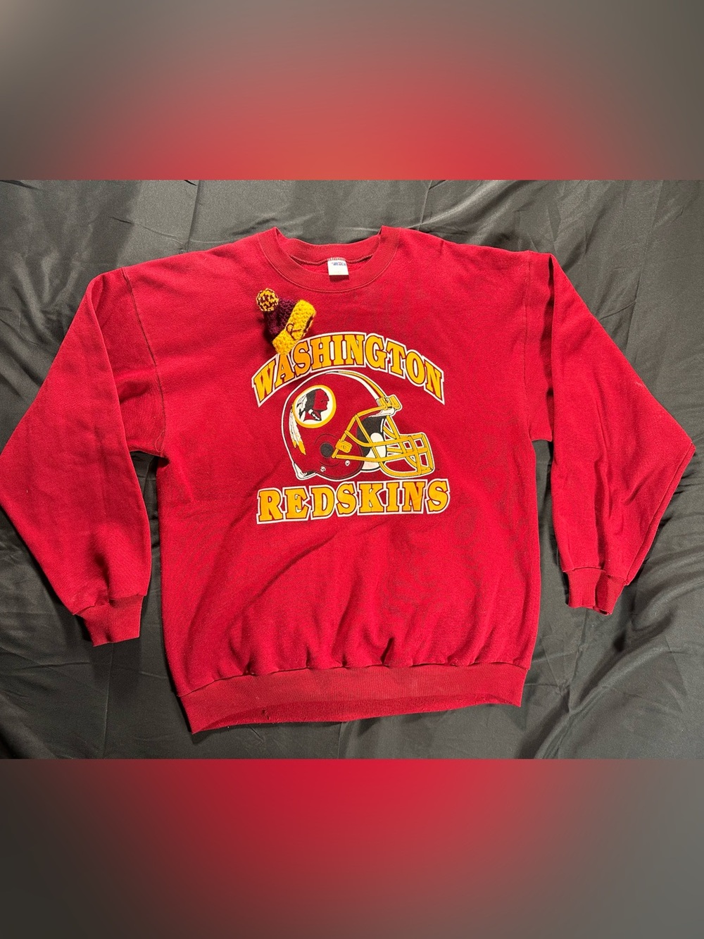 Washington Redskins Vintage 90s Trench Crewneck X-Large Retro Y2K Sportswear